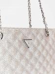 Сумка-шоппер GUESS Giully, Silver - фото 4