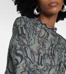 Топ из джерси с принтом halcyon Knwls, мультиколор - фото 4