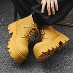 Мужские ботинки Cahhrrn X Martin Boot Men Beige Xiwencha - фото 8