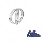 Swarovski Родированное кольцо Women's Silver - фото