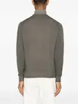 Свитер с высоким воротником Dell'oglio, серый - фото 4