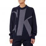 Свитер мужской темно-синий Calvin Klein, темно-синий - фото 5