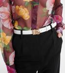 DG кожаный ремень Dolce&Gabbana, BIanco Ottico - фото 2