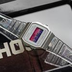 CASIO Ретро серия кварцевые часы с белым циферблатом на ремешке унисекс - фото 5