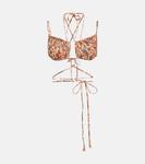 Верх бикини с принтом Bananhot, India Paisley Print - фото