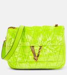 Маленькая бархатная сумка через плечо Virtus Versace, Aci Line-Oro Versace - фото