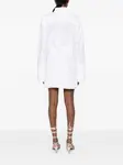 Платье-рубашка с узлом Rotate Birger Christensen, белый - фото 4