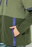 Толстовка Ulla Popken TWO-TONE FRONT POCKET, Olive Green/Olive - фото 5