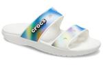 Сандалии classic colorful multi-color white sandals Crocs, белый - фото 4