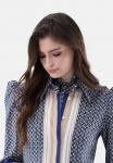 Блуза van Laack Button-down blouse, Black/Blue - фото 3