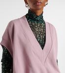 Хлопковый жилет-свитер Dries Van Noten, розовый - фото 4