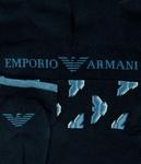Носки мужские Emporio Armani короткие 3 шт, черно-синий - фото 4