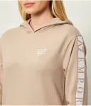 Толстовка regular fit Ea7, бежевый - фото 4