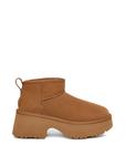 Ботинки UGG New Heights на каблуке, коричневый - фото