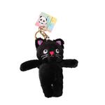 Cute Polka Dot Kitten Backpack Charm Dolls Plush Pendant 16cm High 77 SEVEN DREAM - фото 2
