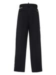 DSQUARED2 прямые брюки из вирджинской шерсти, черный - фото 2