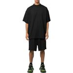 Шорты perforated elastic waistband shorts 'black' Balenciaga, черный - фото 2