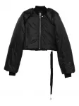 Укороченная стеганая куртка Rick Owens DRKSHDW, черный - фото