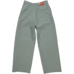 Брюки patch Acne Studios, lime серый - фото 2