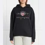 Толстовка обычного кроя Gant, черный - фото