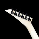 Jackson JS32T Rhoads, гриф из амаранта, белый с черными фасками - фото 8