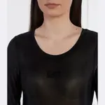 Укороченная блузка Ea7, черный - фото 4