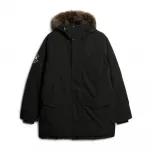 Куртка Superdry Everest Faux Fur, черный - фото