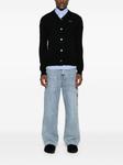 Comme Des Garçons Play шерстяной кардиган с нашивкой, черный - фото 3