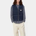 Carhartt WIP Стираный синий жилет, Washed Blue - фото 7
