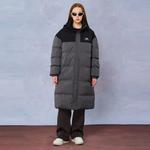 SIMPLE RIMLESS Пуховик SRME Unisex, Black & Gray - фото 7