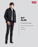 Мужские джинсы узкого кроя 511 Levi's - фото 4