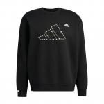 Adidas Толстовка LABEL унисекс, черная - фото