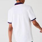 Поло с вышитым логотипом LACOSTE, 001/белый - фото 6