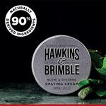 Крем для бритья Hawkins And Brimble, 100 мл, 3,4 жидких унции, мыло для бритья, лосьон для мужчин, хорошая пена, с легким ароматом, Hawkins & Brimble - фото 2