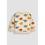 Толстовка DINOSAUR PRINT-REGULAR FIT JoJo Maman Bébé, бежевый - фото 4