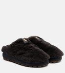 Шерстяные клоги Chamonix Bogner, Brown - фото