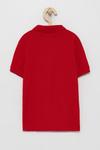 Рубашка-поло из детской шерсти Lacoste, красный - фото 2