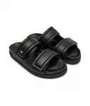 Кожаные тапочки Patrizia Pepe, черный - фото 3