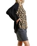 Леопардовый топ с длинным рукавом в черном цвете Umgee - фото 3