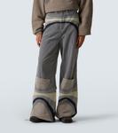 Технические расклешенные брюки ERL, серый - фото 3