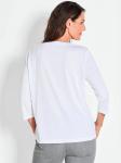 Goldner Лонгслив в белом цвете - фото 4