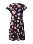 Летнее платье VILA SUN с цветочным узором, темно-синий - фото