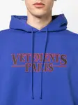 Худи с логотипом Vetements, синий - фото 6