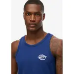 Футболка без рукавов Superdry Contrast Script, синий - фото 3