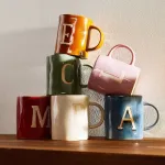 Кружка Monogram "A" El Corte Inglés, синий / белый - фото 6