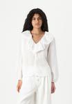 Рубашка RUFFLE TRIM GAP, слоновая кость - фото