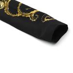 Платье мини с принтом couture VERSACE JEANS COUTURE, черный - фото 7