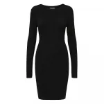 Платье Only Louisa long sleeve midi, черный - фото