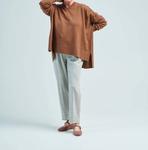 Джоггеры в туманно-сером цвете Peserico, серый - фото