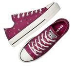 Кроссовки (WMNS) Converse Chuck Taylor All Star Floral Patchwork 'Sporty Berry' - фото 3